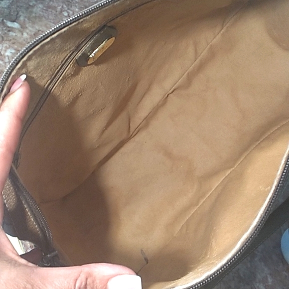 RARE GUCCI~GG~ HANDBAG with SHOULDER STRAP~BROWN - Picture 9 of 15